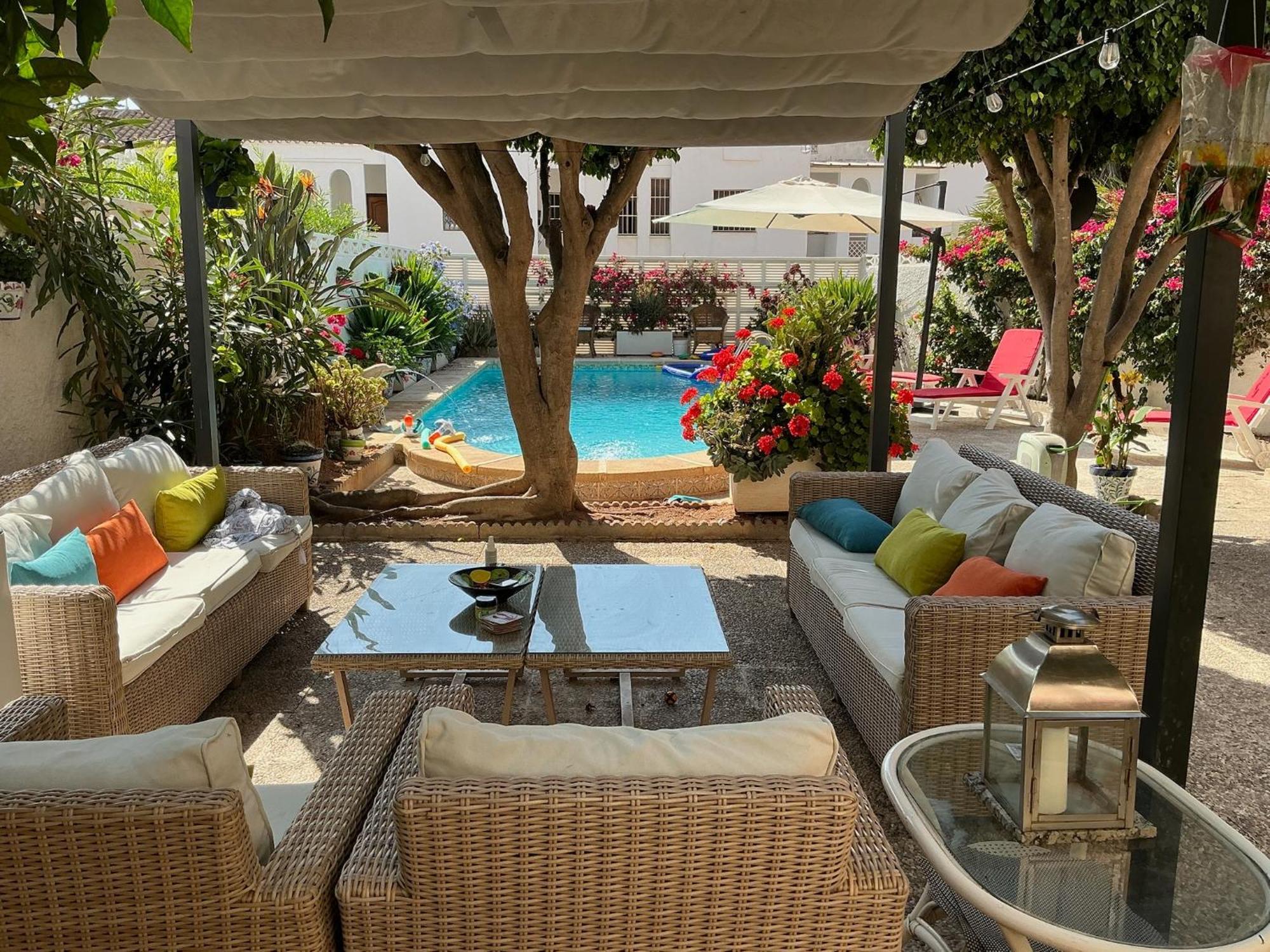 Large Villa Private Pool And Garden Near Beach Roquetas de Mar Dış mekan fotoğraf
